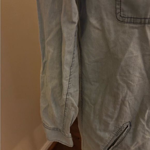 Fossil Light Blue Shirt Dress - Picture 4 of 5